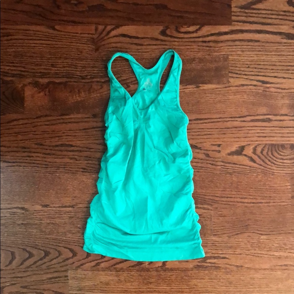 Seafoam green running shirt
